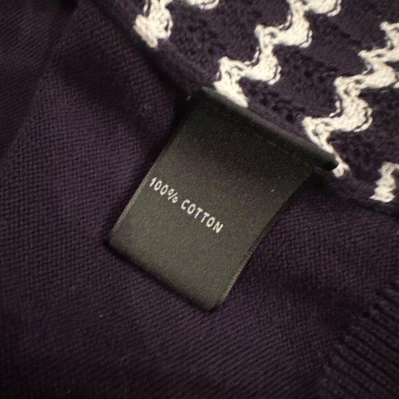 JOSEPHINE WOMENS SHORT SLEEVE CARDIGAN SWEATER DEEP NAVY BLUE MEDIUM NEW - Picture 7 of 7